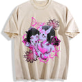 Japanese Demon Girl Gothic Vintage Washed T-Shirt product image 1