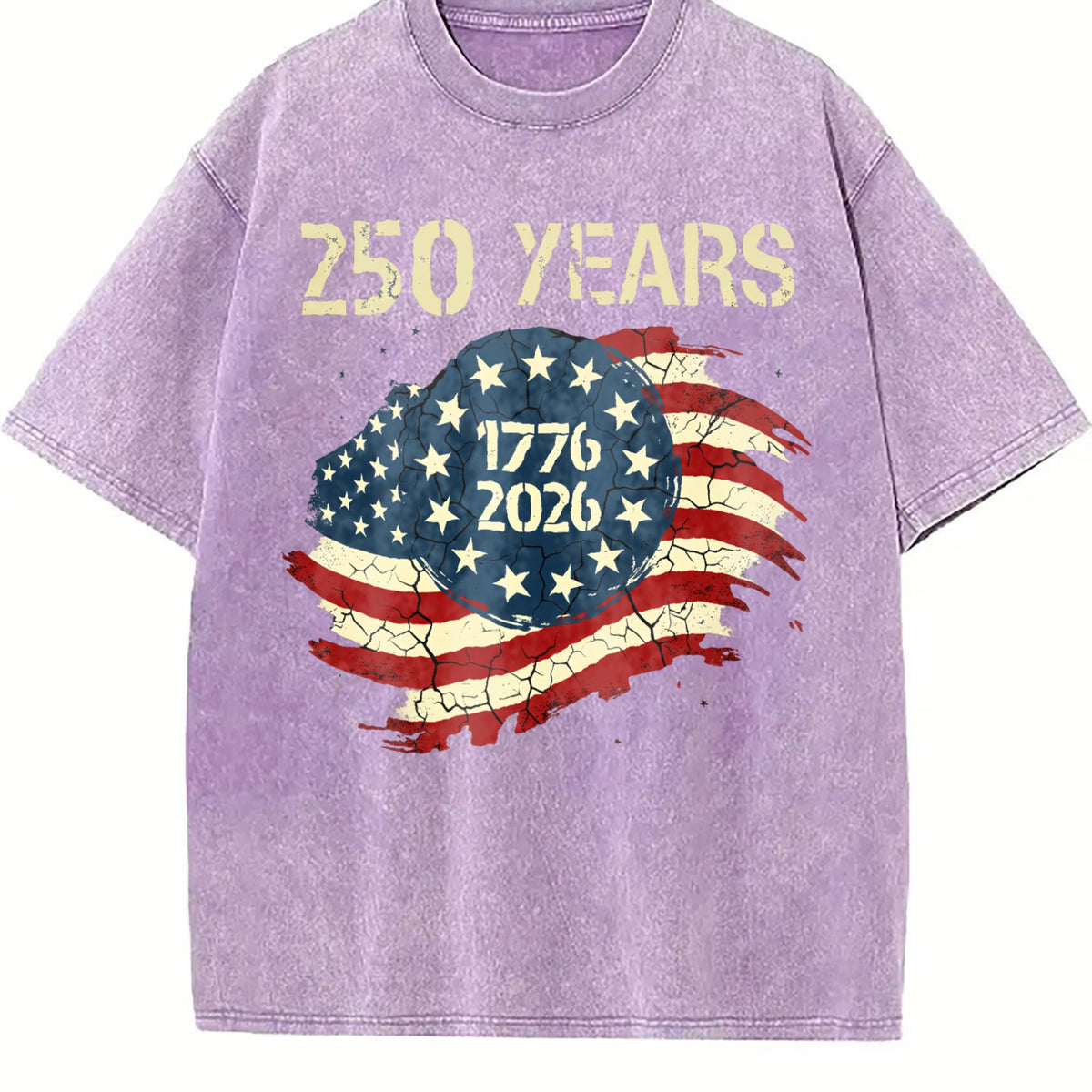 250 Years 1776-2026 Vintage Washed T-Shirt product image 6