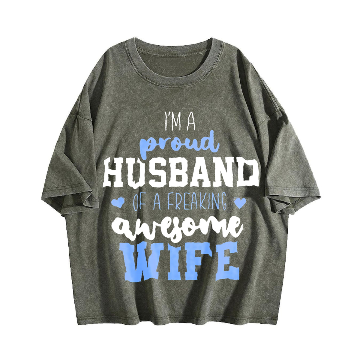 Funny Daughter Wife Slogan Vintage Washed T-Shirt product image 4