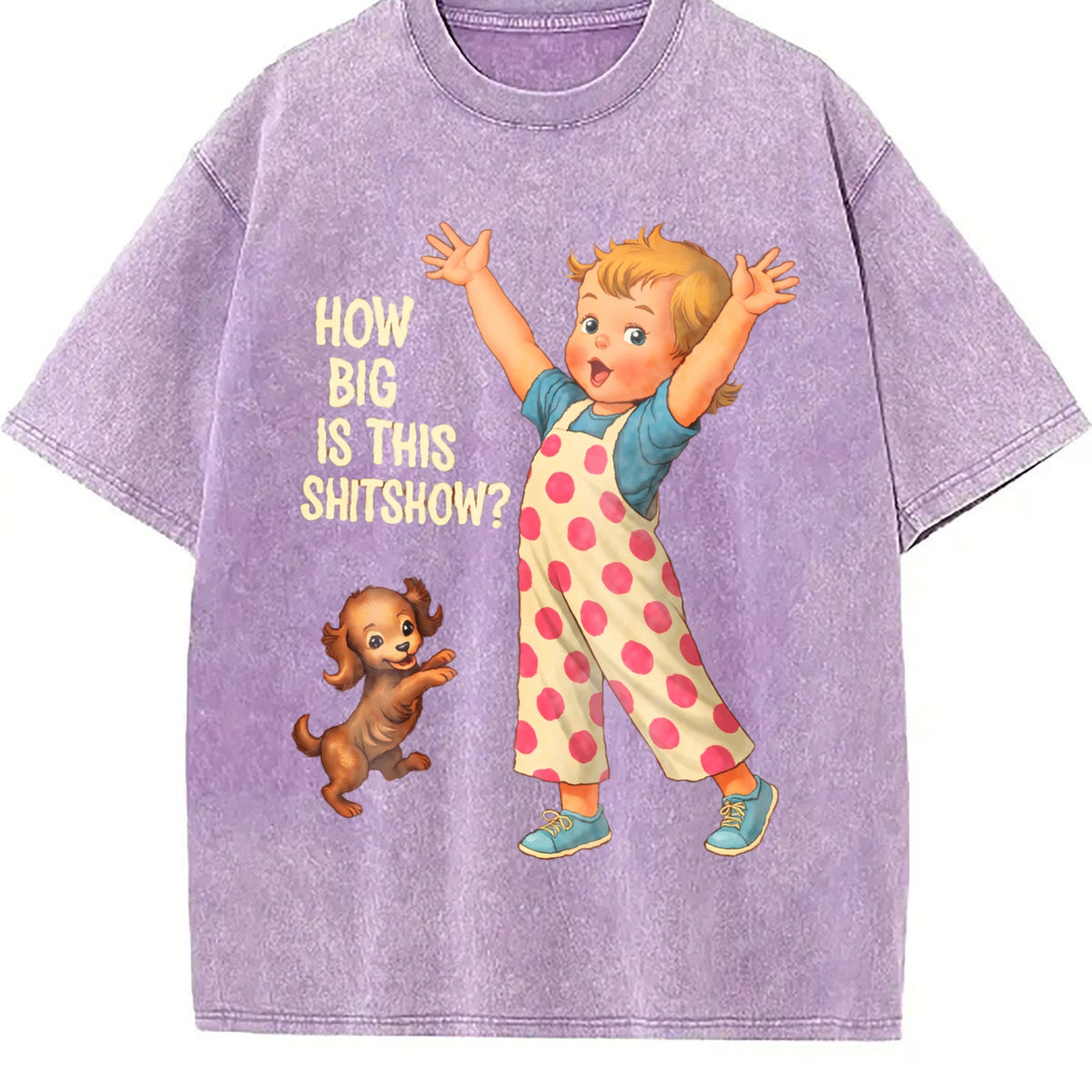 How Big Is This Shitshow Funny Sarcastic Humor Vintage product image 6