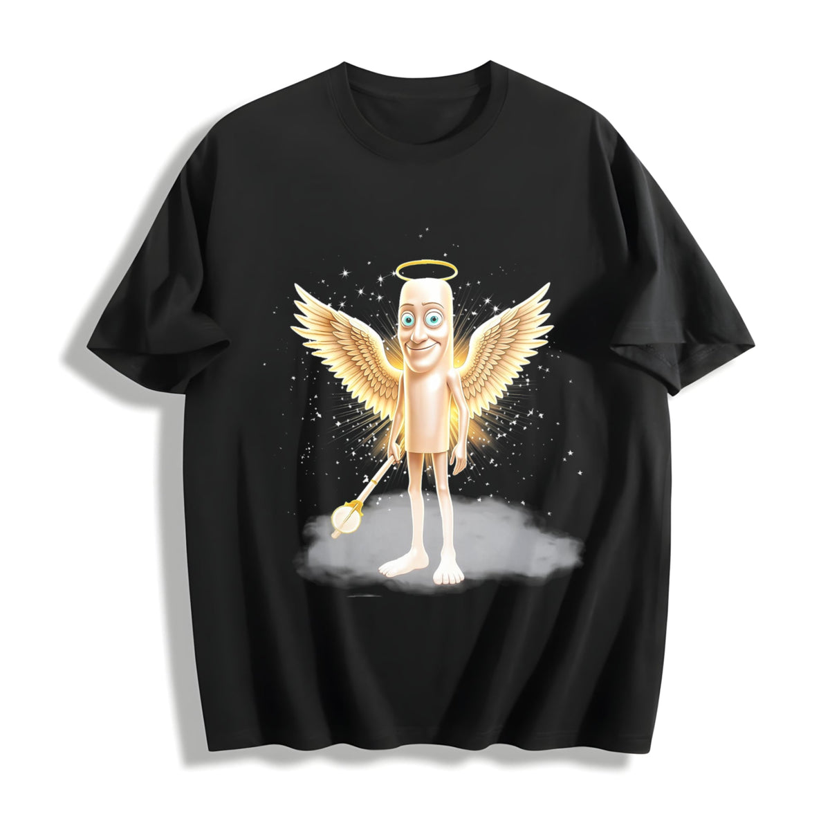 Funny Tung God Sahur Brainrot Meme Cotton T-Shirt product image 1