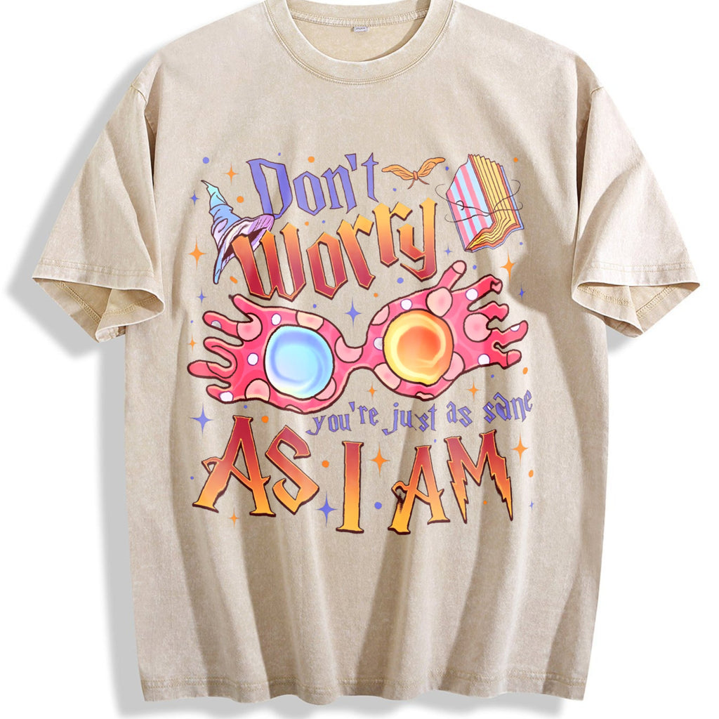 Magical Glasses Wizard Movie Vintage Washed T-Shirt product image 1