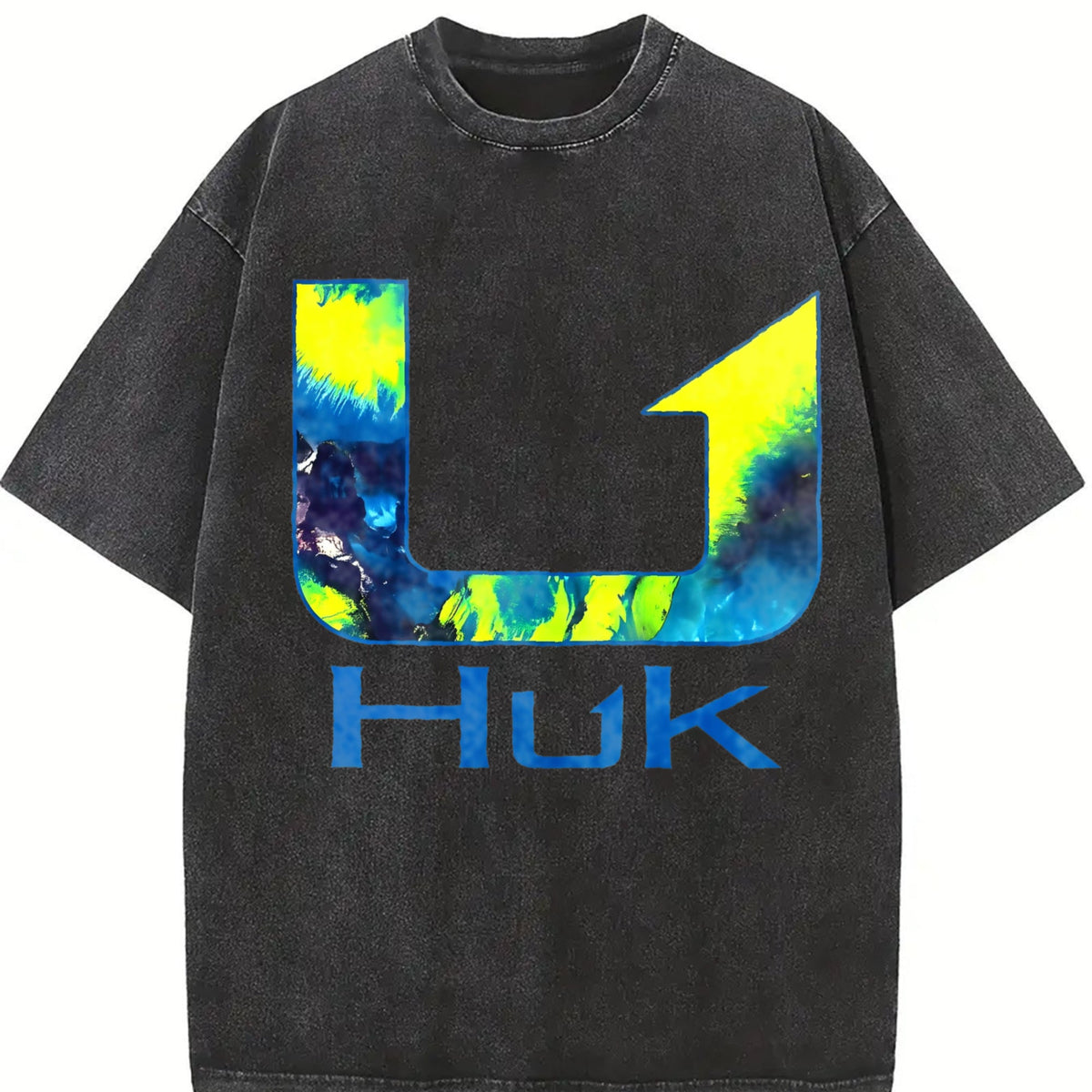 Huk Tie Dye Arrow Logo Vintage Washed T-Shirt product image 2