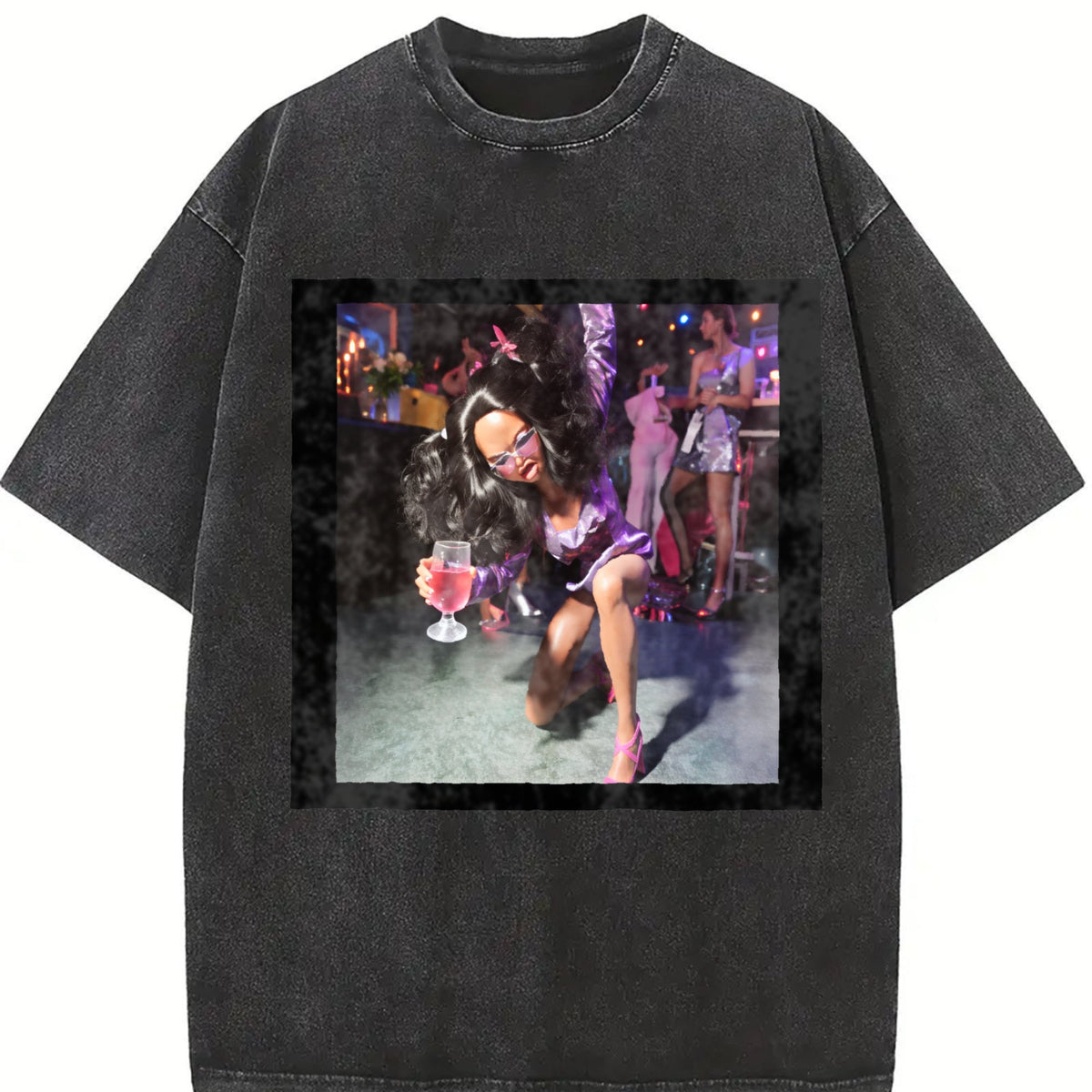 Doll Party Aftermath Vintage Washed T-Shirt product image 2