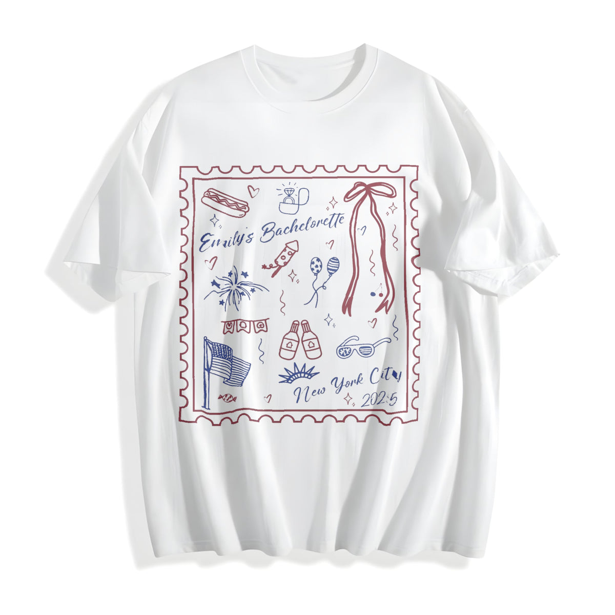 4th Of July Bachelorette Cotton T-Shirt product image 2