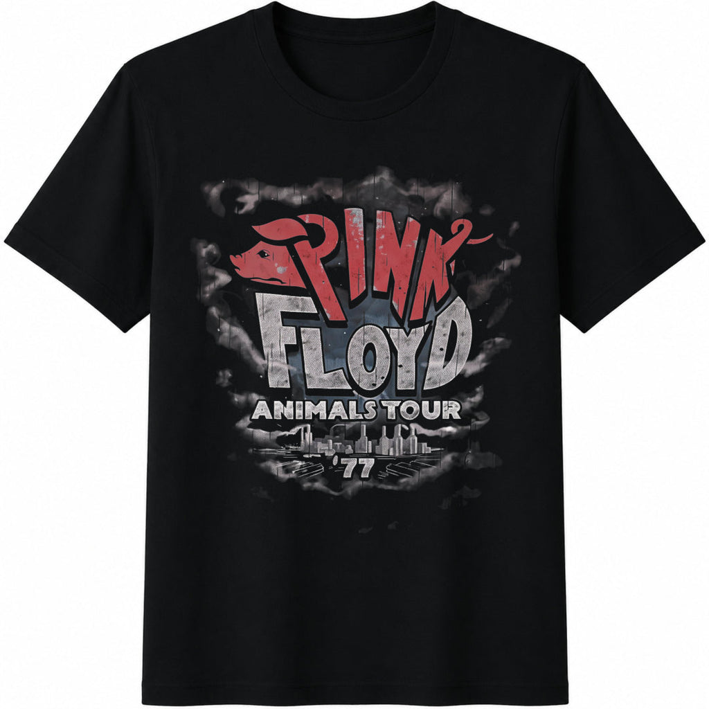 Animals Dark Side Of Moon Rock Tour Vntg Cotton T-Shirt product image 1