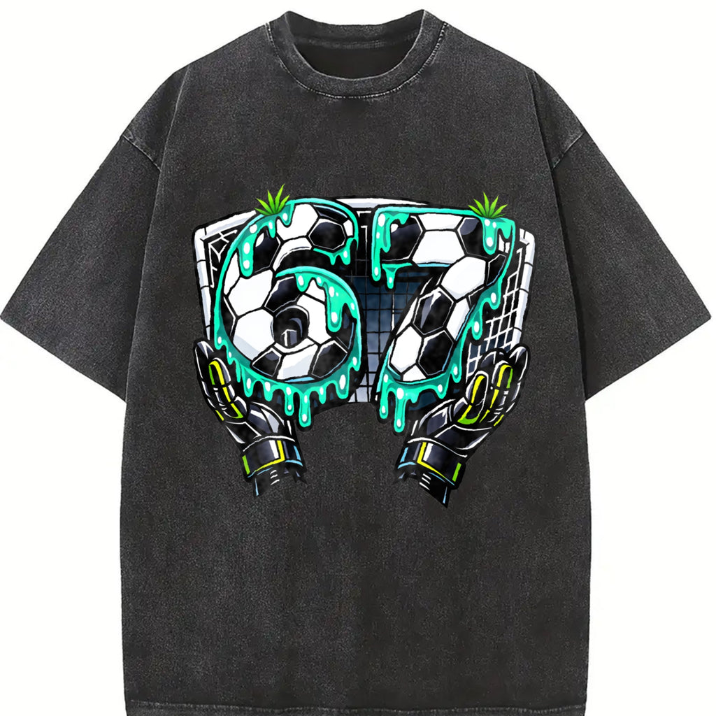 Global Soccer Fan Vintage Washed T-Shirt product image 2