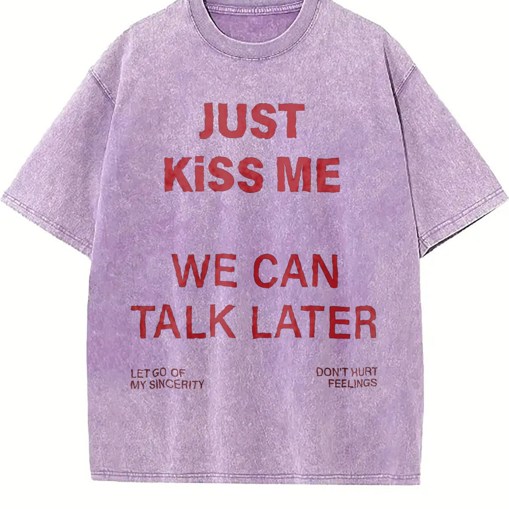 Just Text Vintage Washed T-Shirt product image 6