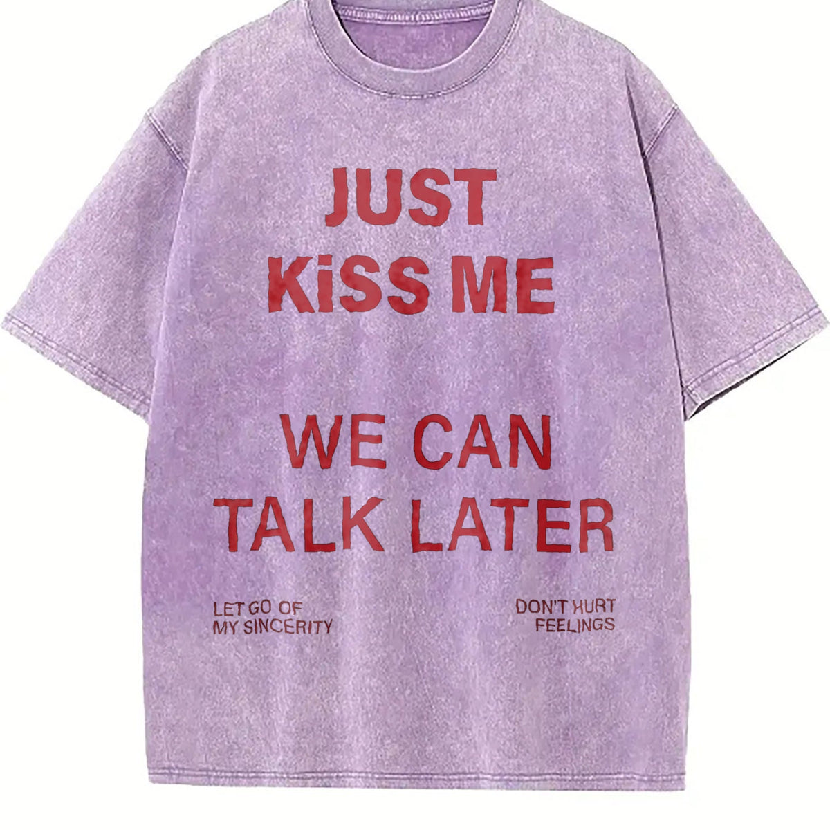Just Text Vintage Washed T-Shirt product image 6