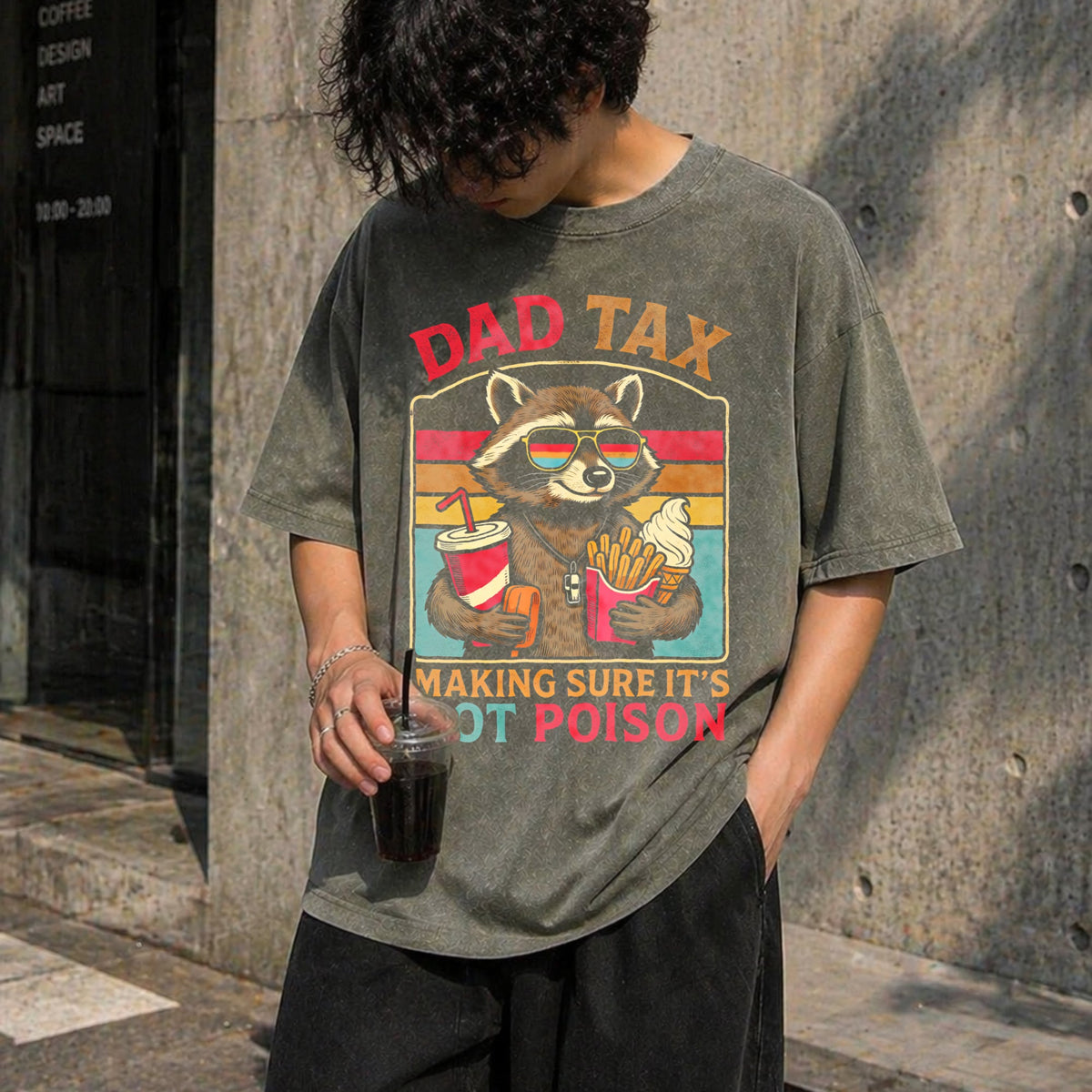 Dad Tax Vintage Washed T-Shirt product image 4