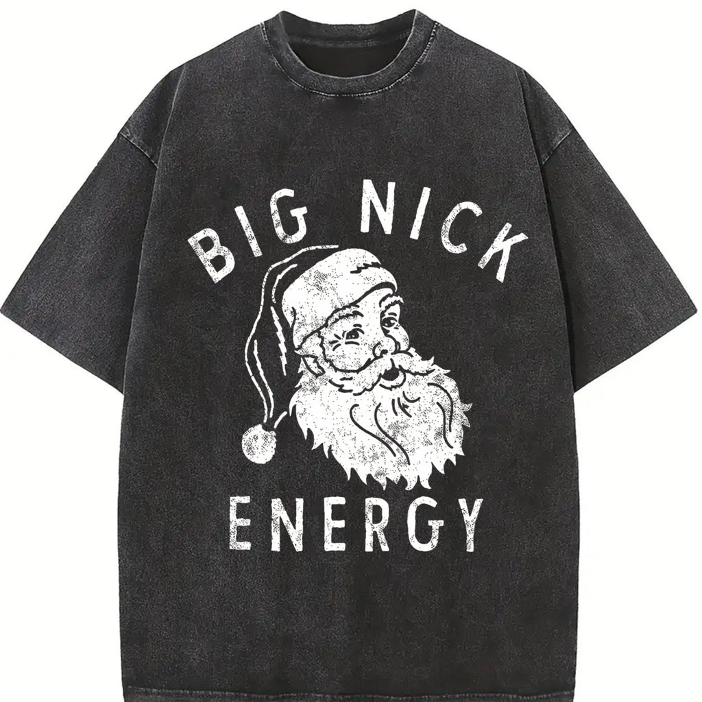 Big Nick Energy Funny Xmas Fat Santa Claus Saint Vintage product image 2