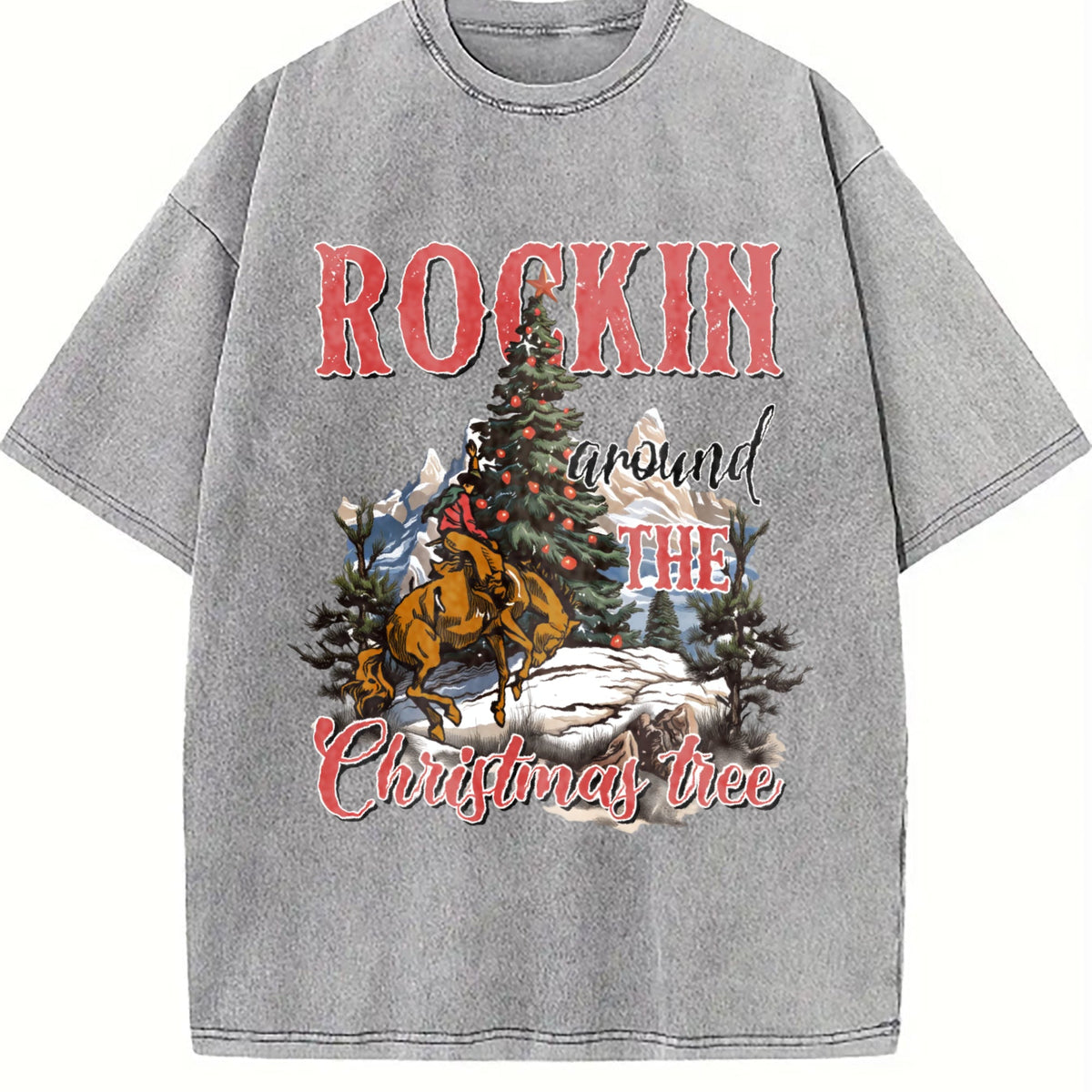 Rocking Around The Christmas Tree Cute Teenager Vintage product image 5