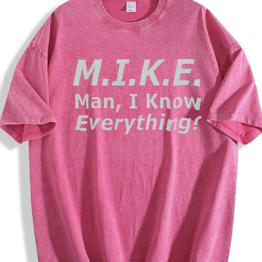 Funny Mike - 'knows Everything' Humor Vintage Washed T-Shirt product image 7