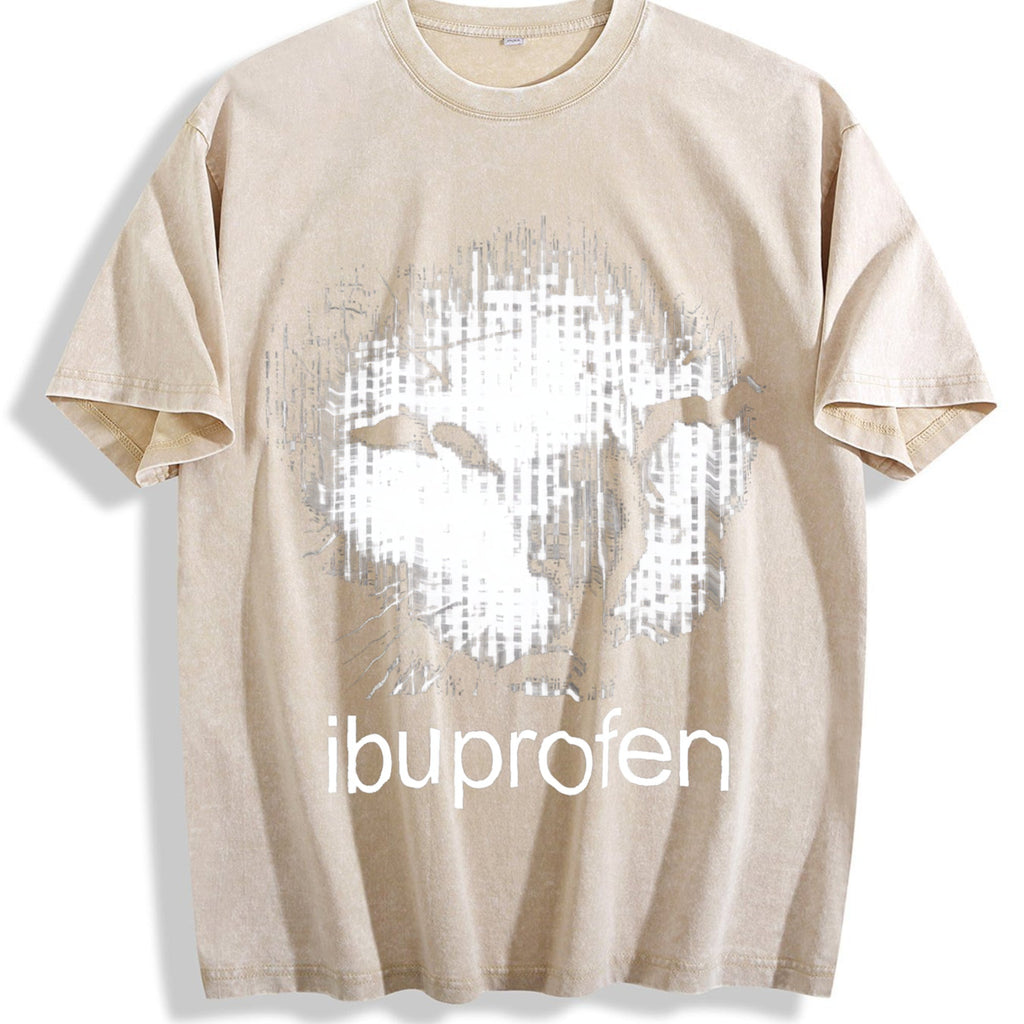 100 Ibuprofen Cat Meme Vintage Washed T-Shirt product image 1