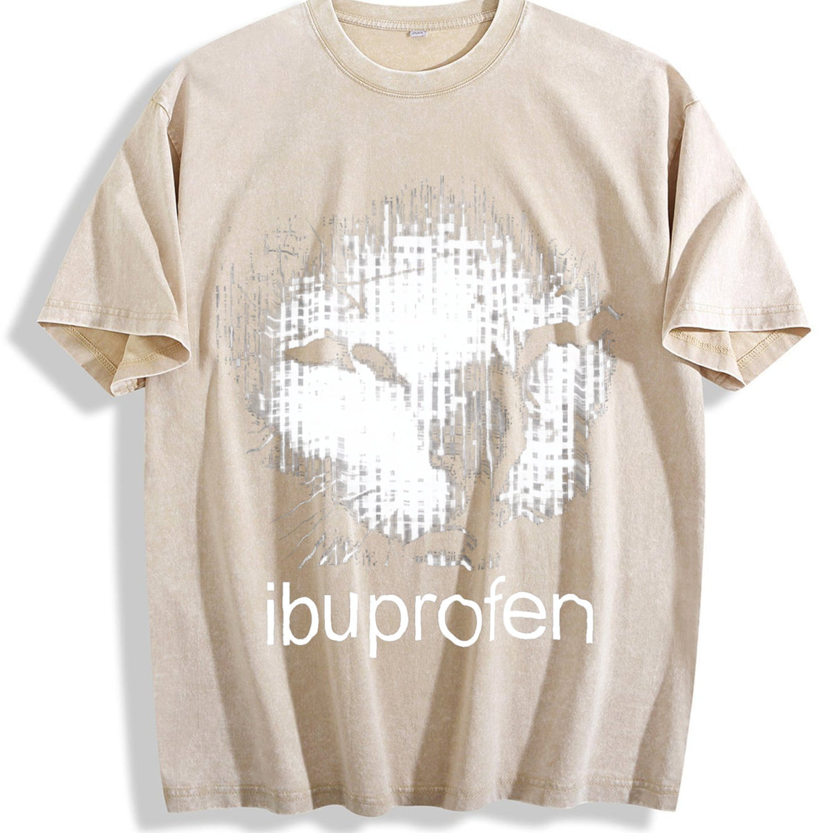 100 Ibuprofen Cat Meme Vintage Washed T-Shirt product image 1