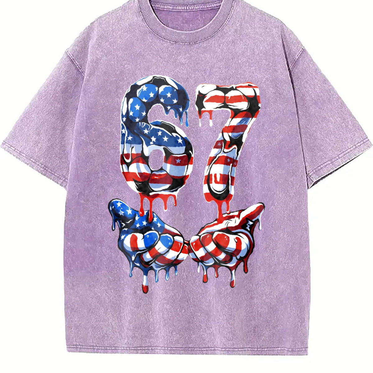 Global Soccer Fan Vintage Washed T-Shirt product image 6