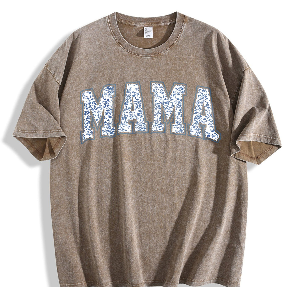 Mama With Toile Floral Vintage Washed T-Shirt product image 3