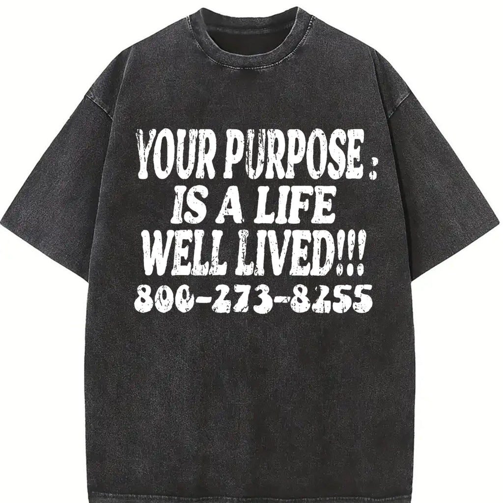 Your Purpose Mental Health Awareness Slogan White Vintage product image 2
