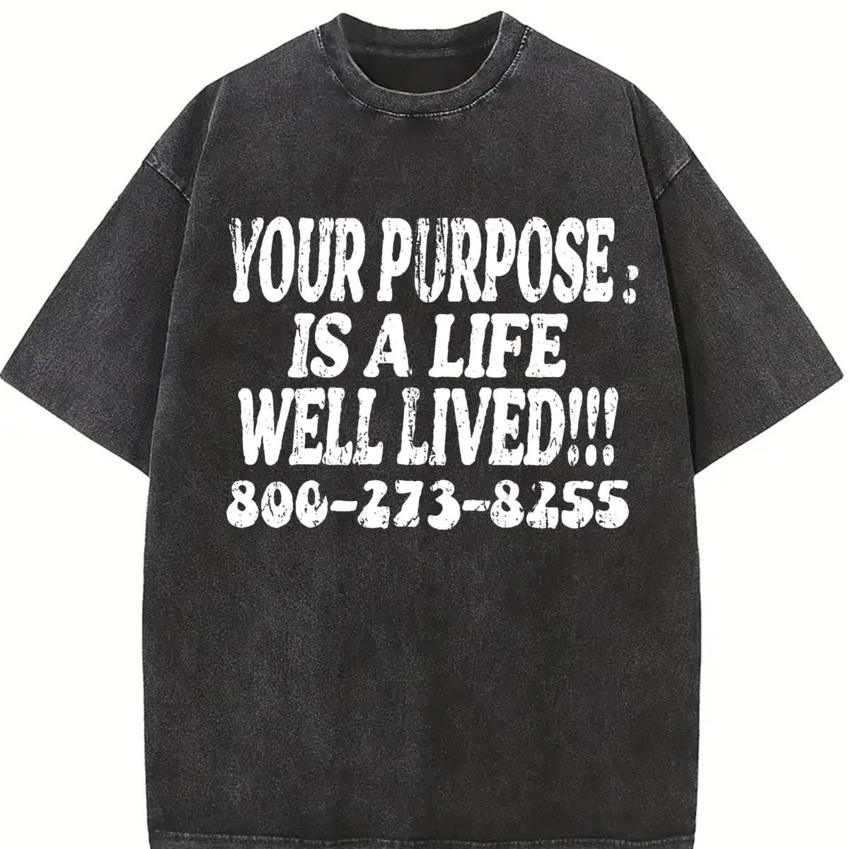 Your Purpose Mental Health Awareness Slogan White Vintage product image 2