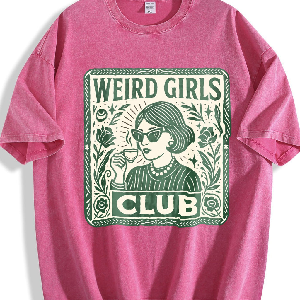 Weird Girls Club Vintage Washed T-Shirt product image 7