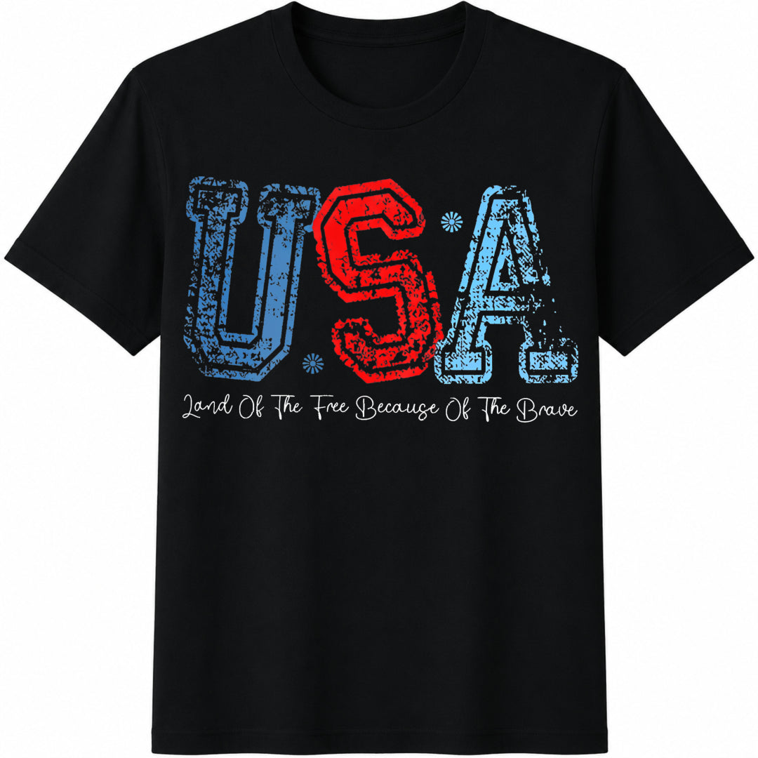 USA Patriotic Cotton T-Shirt product image 1