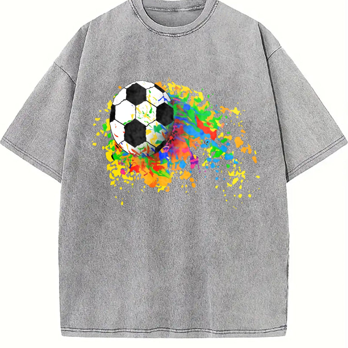 Global Soccer Fan Vintage Washed T-Shirt product image 5