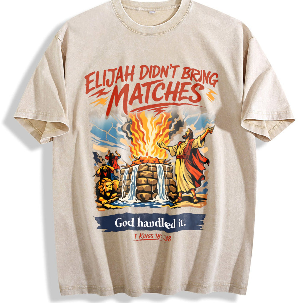 Elijah Didn't Bring Matches : Funny Christian Vintage product image 1
