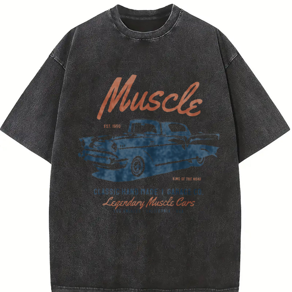Car Vintage Washed T-Shirt product image 2