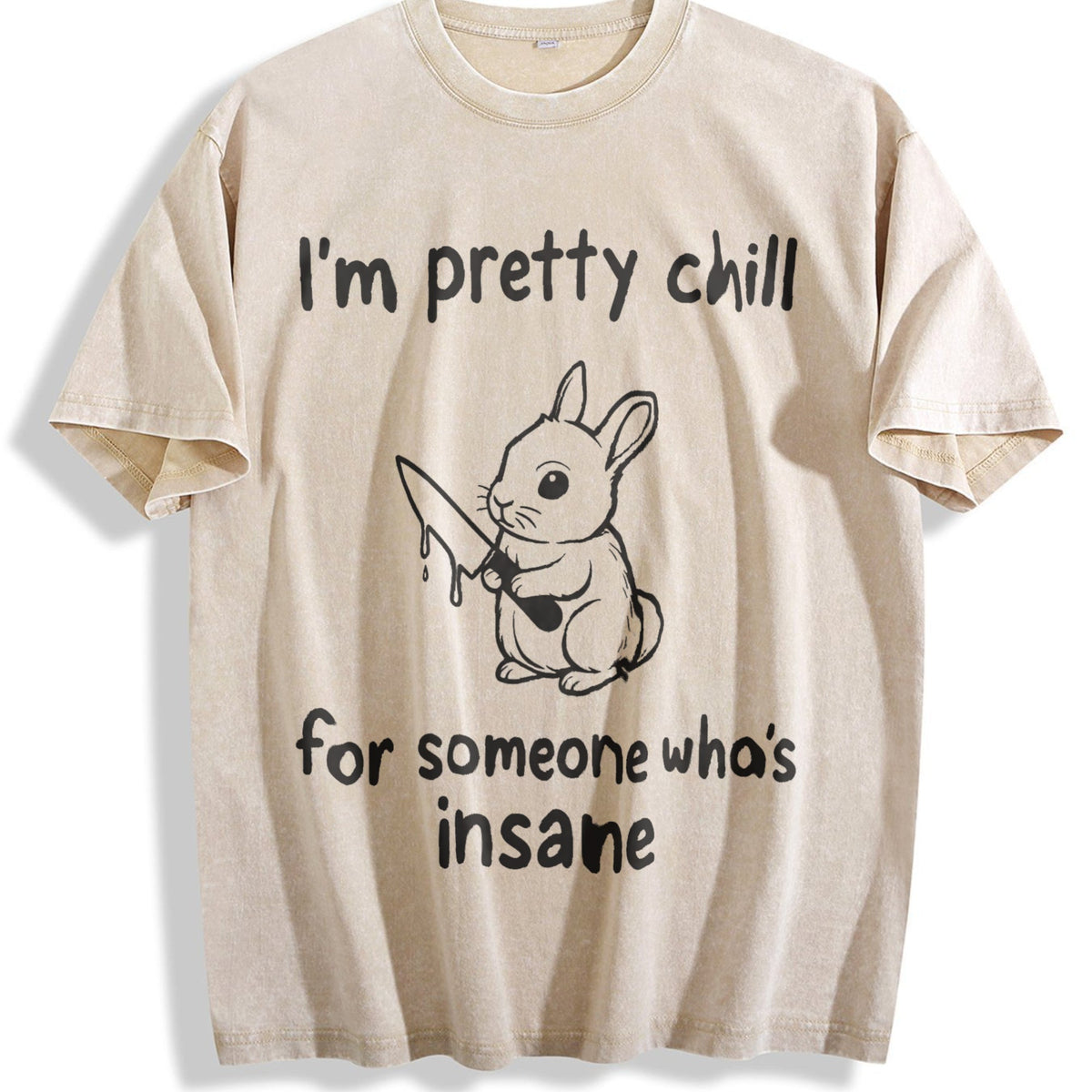 Sarcastic Rabbit 90s Vintage Washed T-Shirt product image 1
