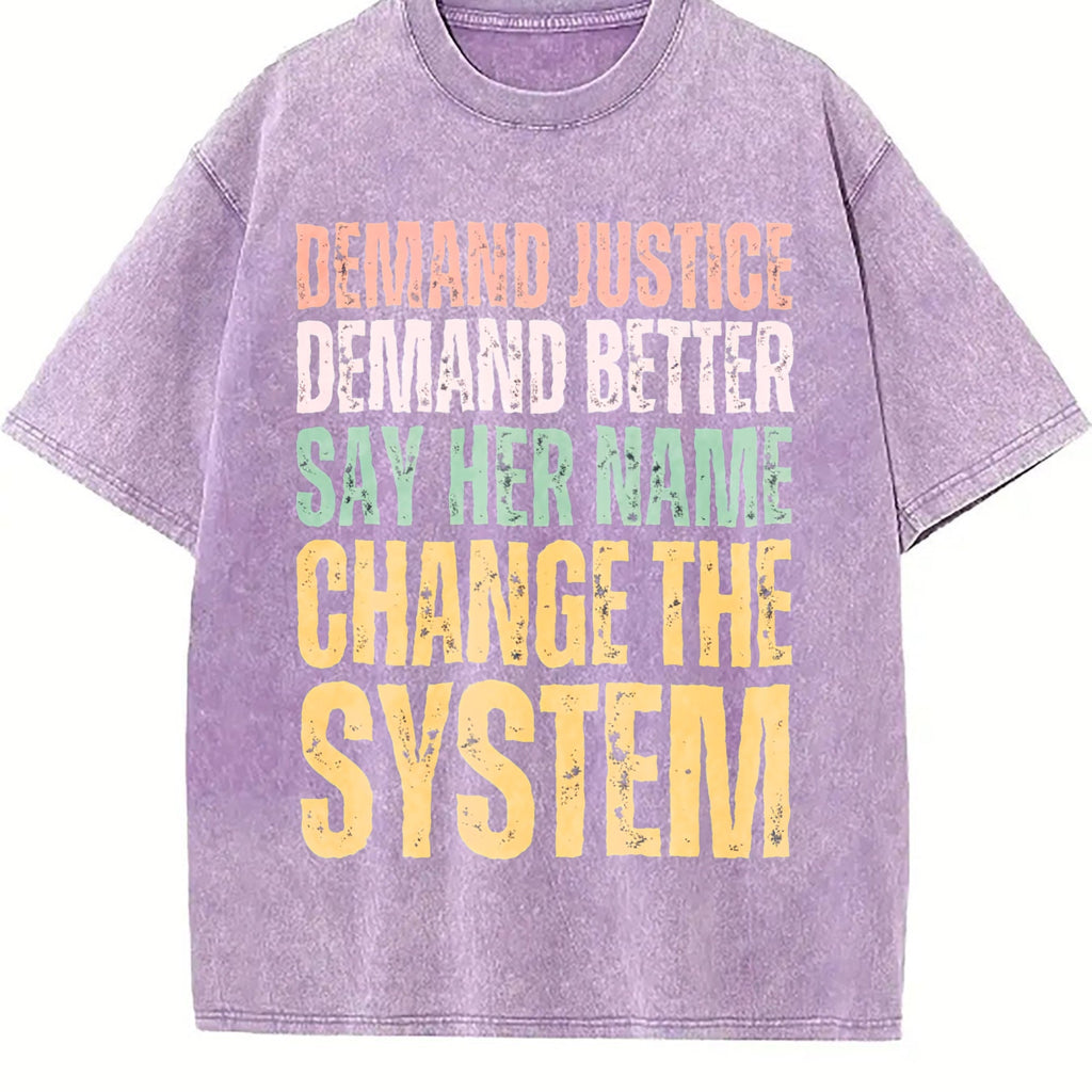 Demand Justice Renee Nicole Good Anti Ice Vintage Washed product image 6