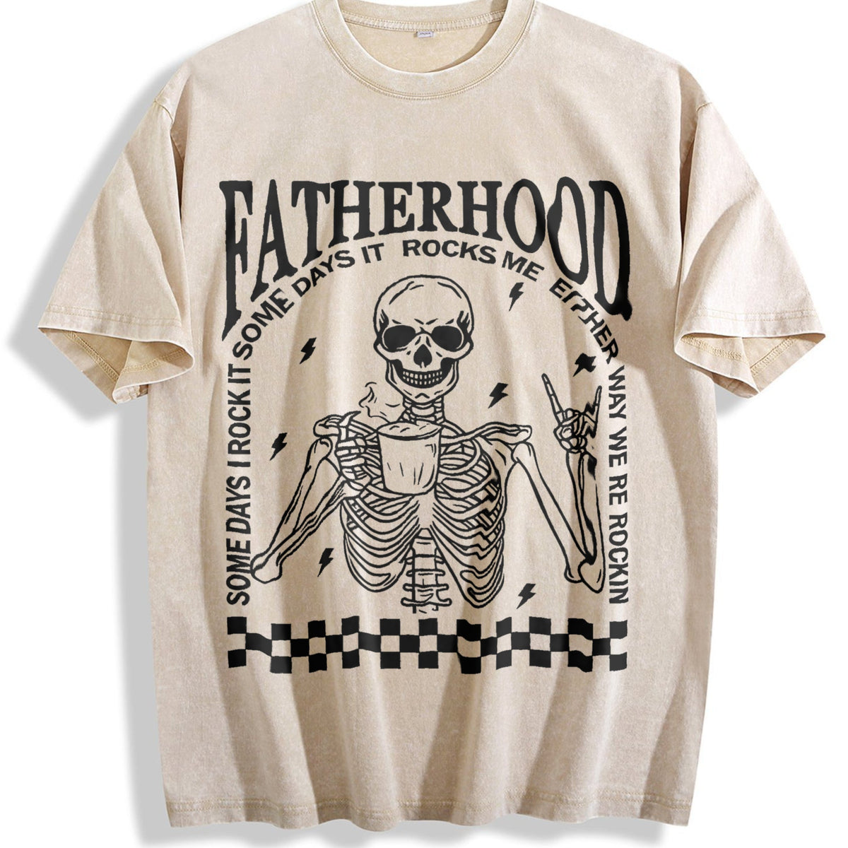 Fatherhood Vintage Washed T-Shirt product image 1