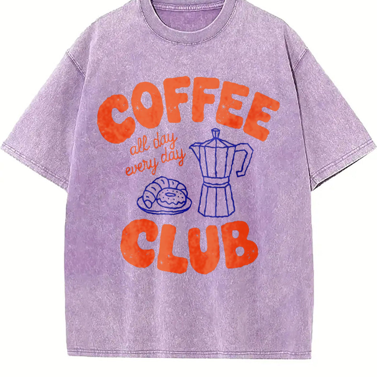 Coffee Club Vintage Washed T-Shirt product image 6