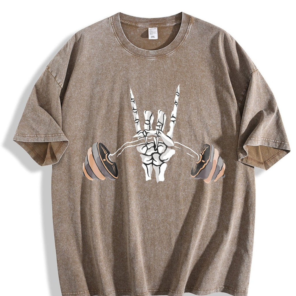 Gym Motivation Vintage Washed T-Shirt product image 3