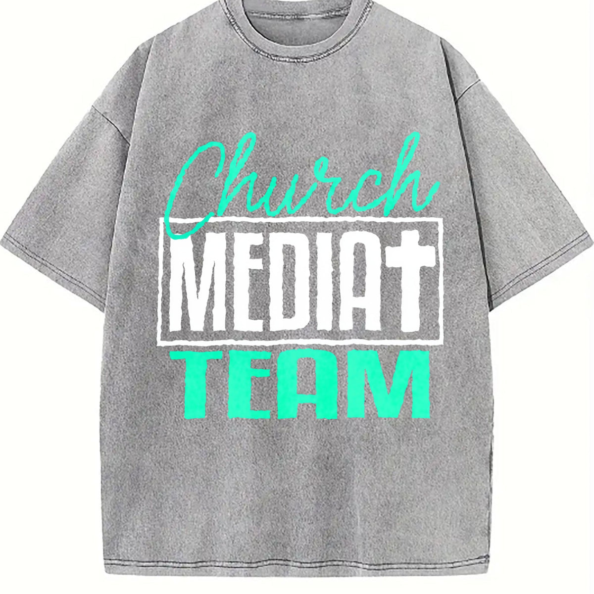 Church Media Team Vintage Washed T-Shirt product image 5