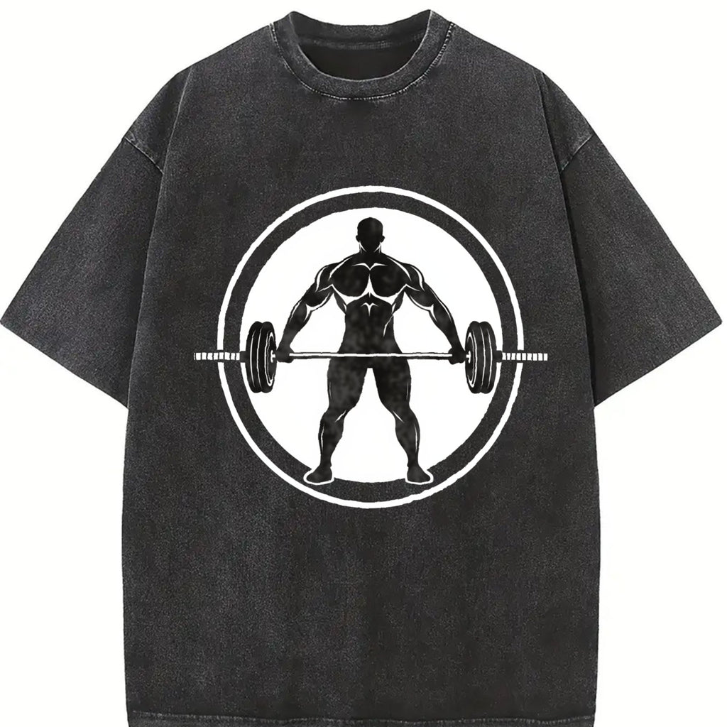 Gym Motivation Vintage Washed T-Shirt product image 2