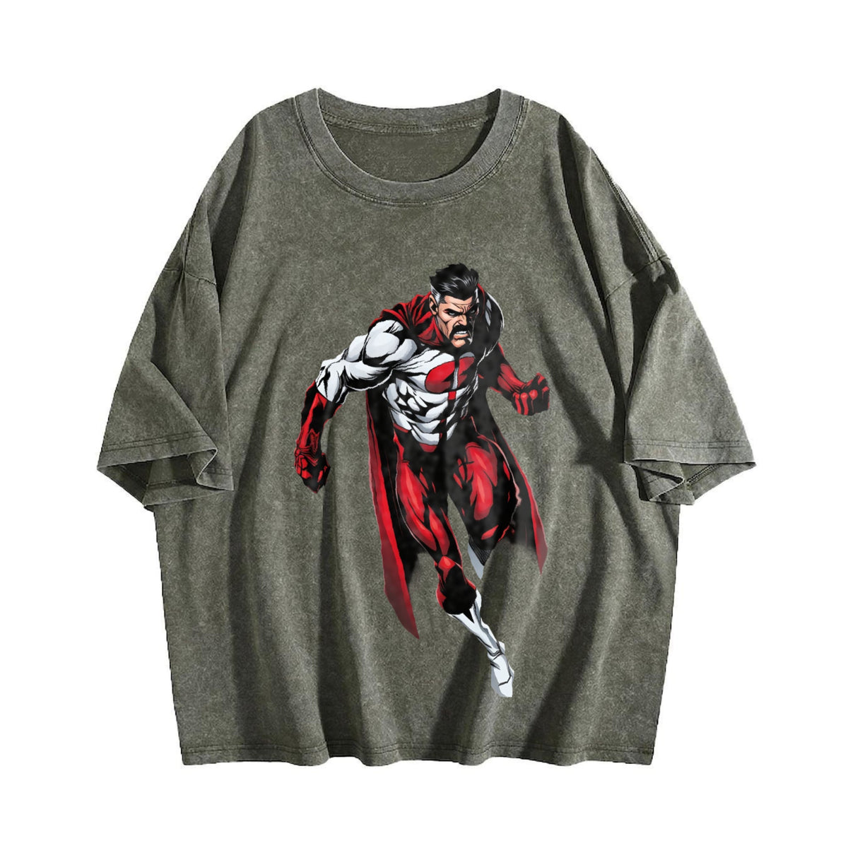 Black Invincible Vintage Washed T-Shirt product image 4