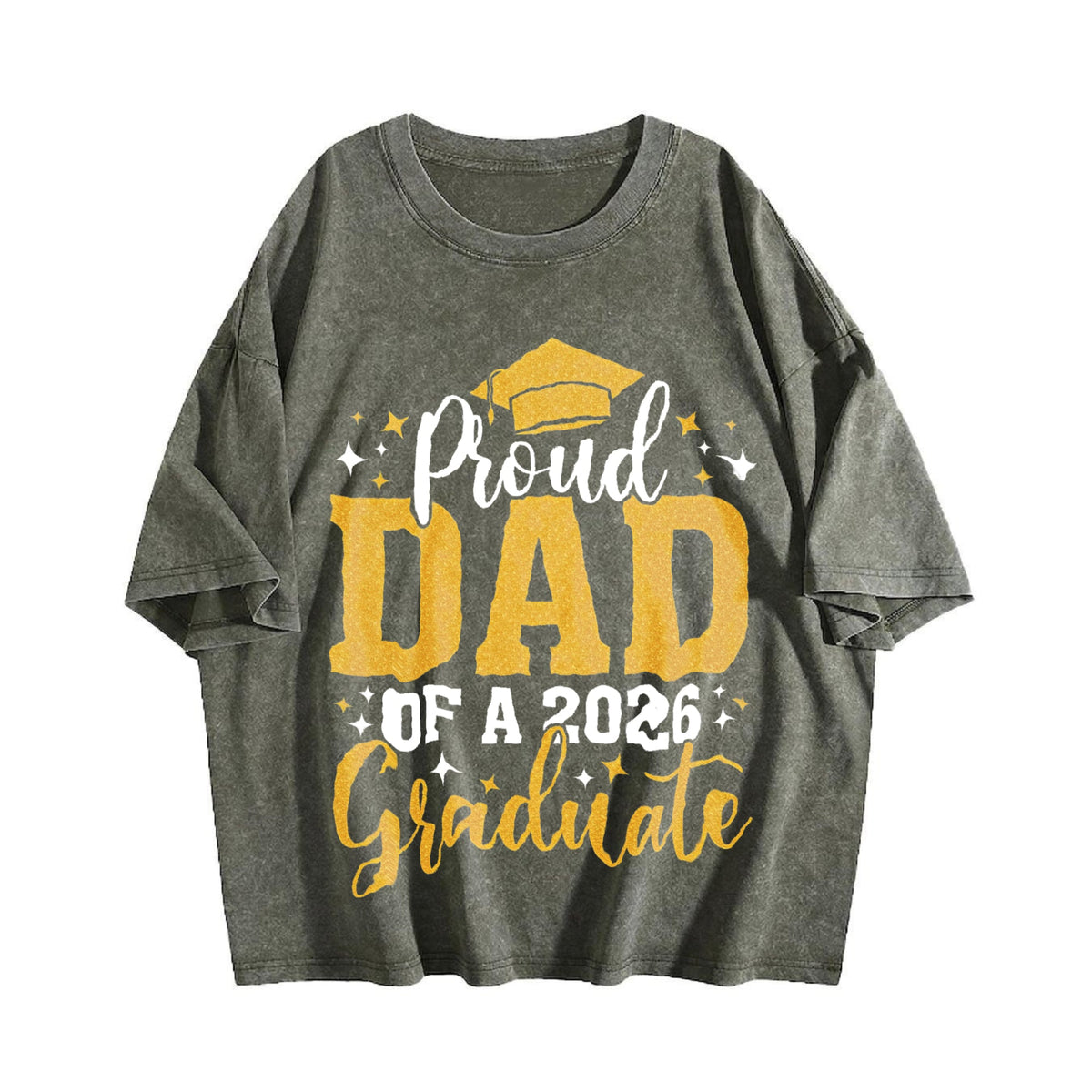 Dad Senior 2026 Proud Of A Class Of Graduate Vintage Washed product image 4