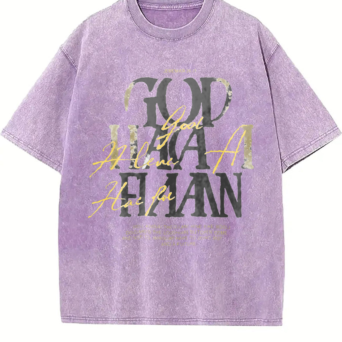 Christian - God Has A Plan Jeremiah 29:11 Vintage Washed product image 6