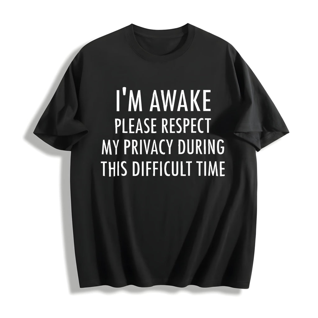 I'm Awake Cotton T-Shirt product image 1
