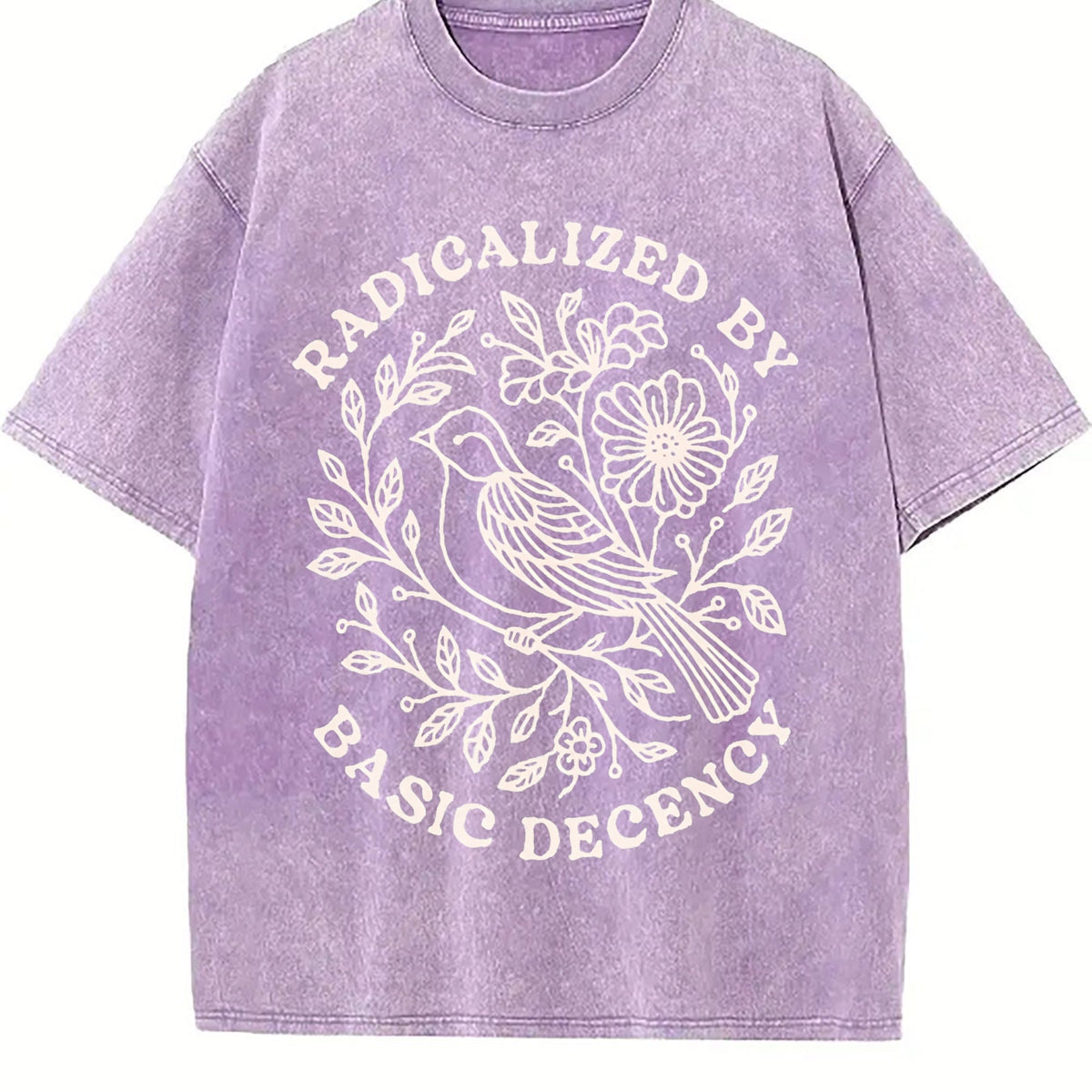 Radicalized By Basic Decency Vintage Washed T-Shirt product image 6