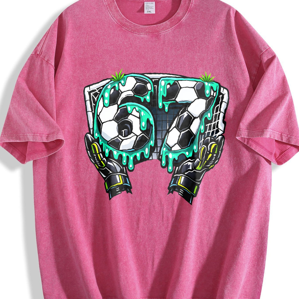 Global Soccer Fan Vintage Washed T-Shirt product image 7