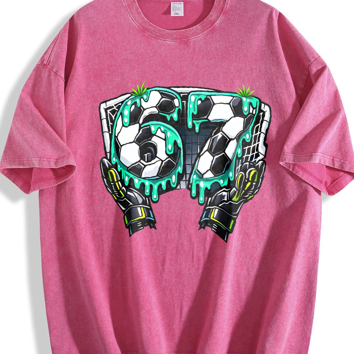 Global Soccer Fan Vintage Washed T-Shirt product image 7