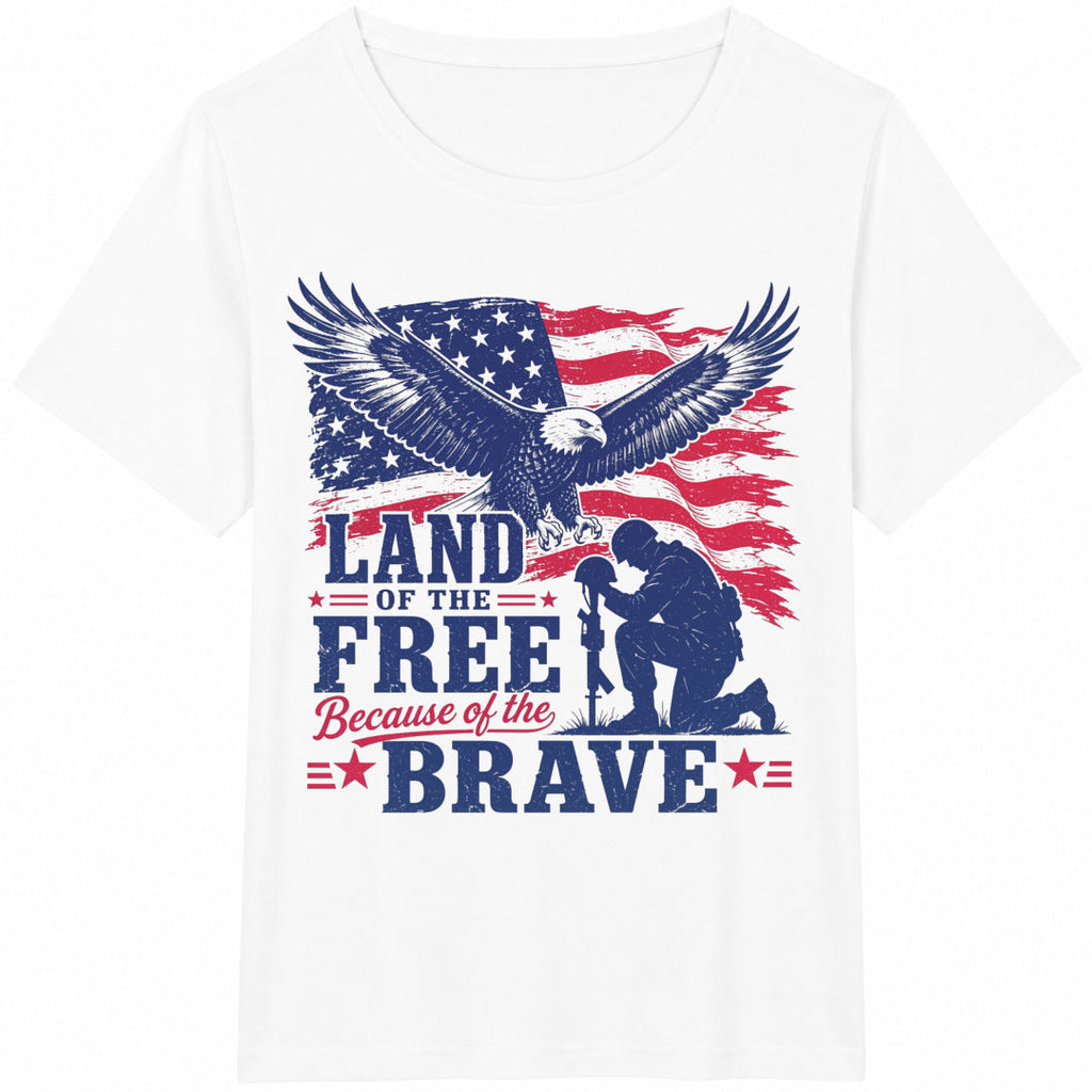 Patriotic Eagle USA Cotton T-Shirt product image 2