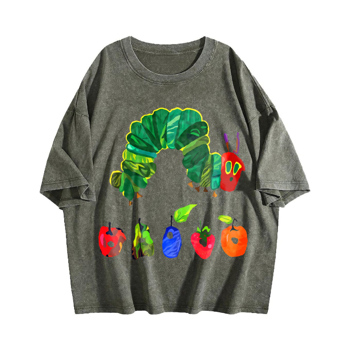 Very Hungry Caterpillar Two-sided Vintage Washed T-Shirt product image 4