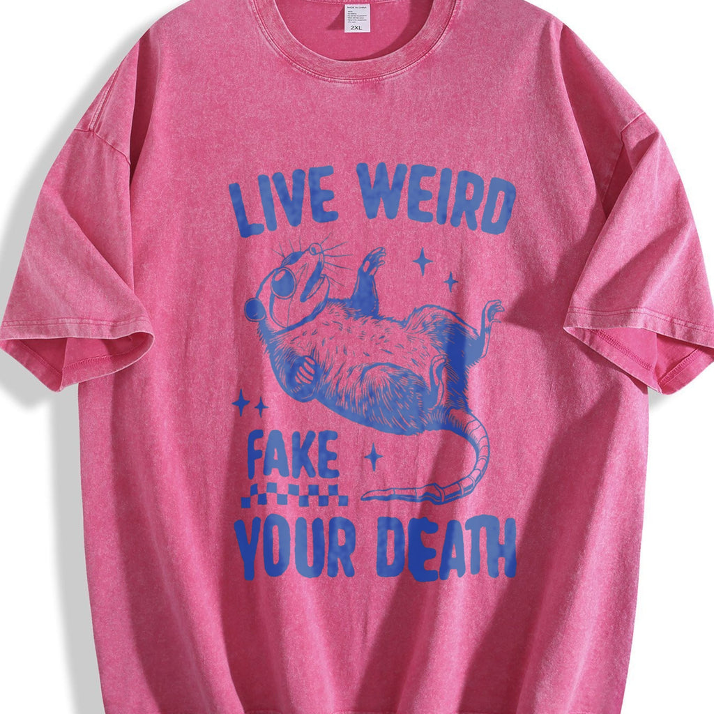 Sarcastic Possum 90s Vintage Washed T-Shirt product image 7