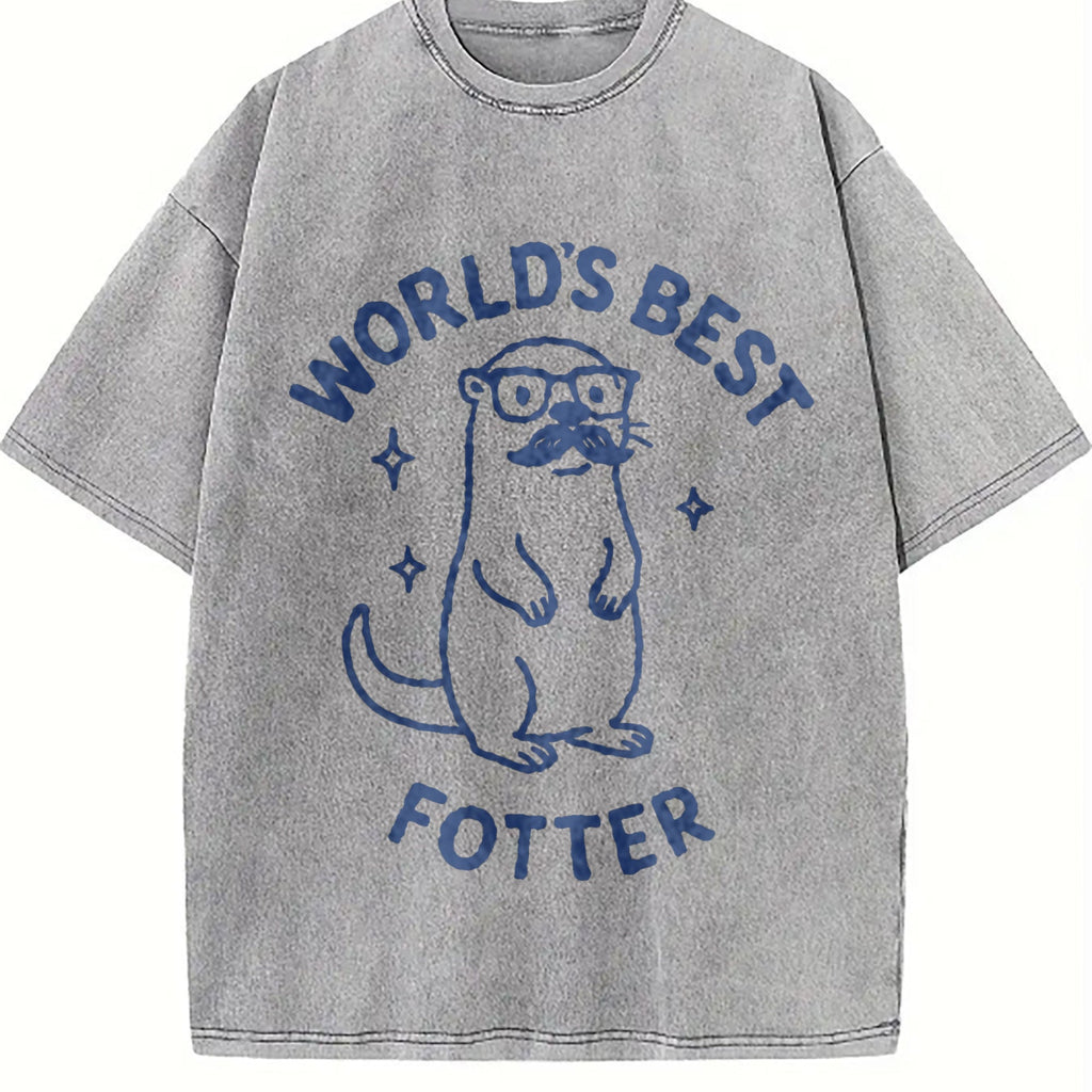 World's Best Fotter Vintage Washed T-Shirt product image 5