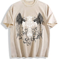 Gothic Lover + Ornate Angel Wing Cross + Sand- Feel Vintage product image 1