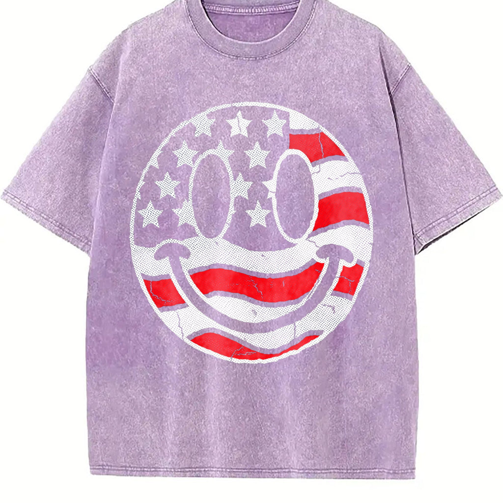 Funny American Flag Smile Sarcastic Fourth Of July Vintage product image 6