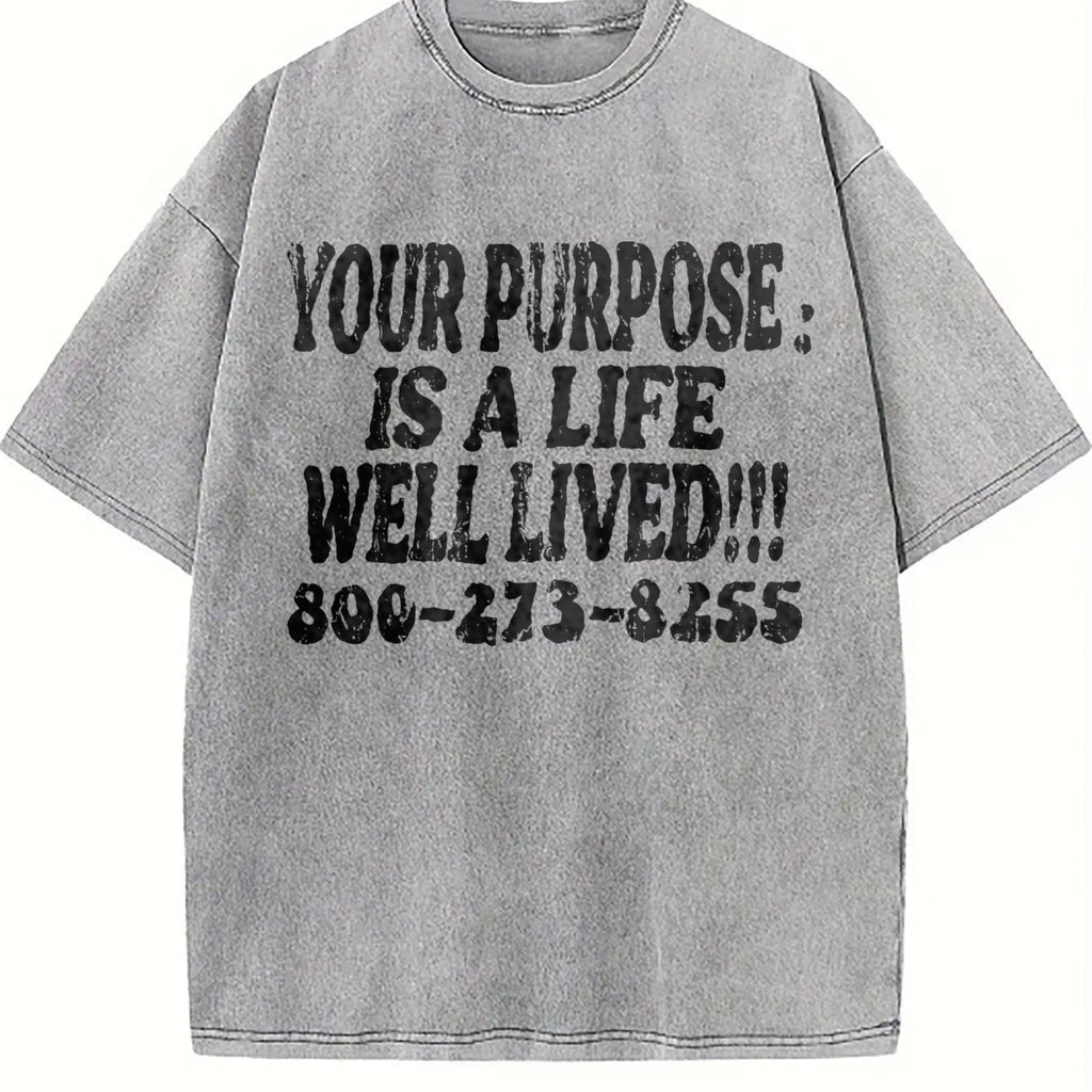 Your Purpose Mental Health Awareness Slogan White Vintage product image 5