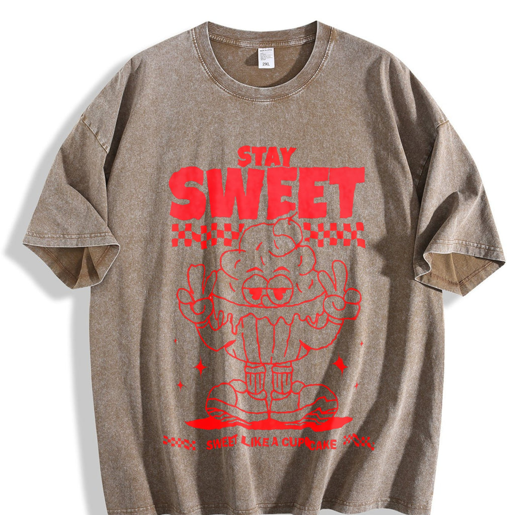 Stay Sweet Mascot 90s Vintage Washed T-Shirt product image 3